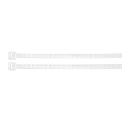 ‣ Bolsa 25 Cinchos Plásticos 50 Lb, 500X4.5 Mm, Naturales | Volteck