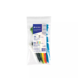 ‣ Bolsa 200 Cinchos Plásticos Colores Surtidos | Volteck