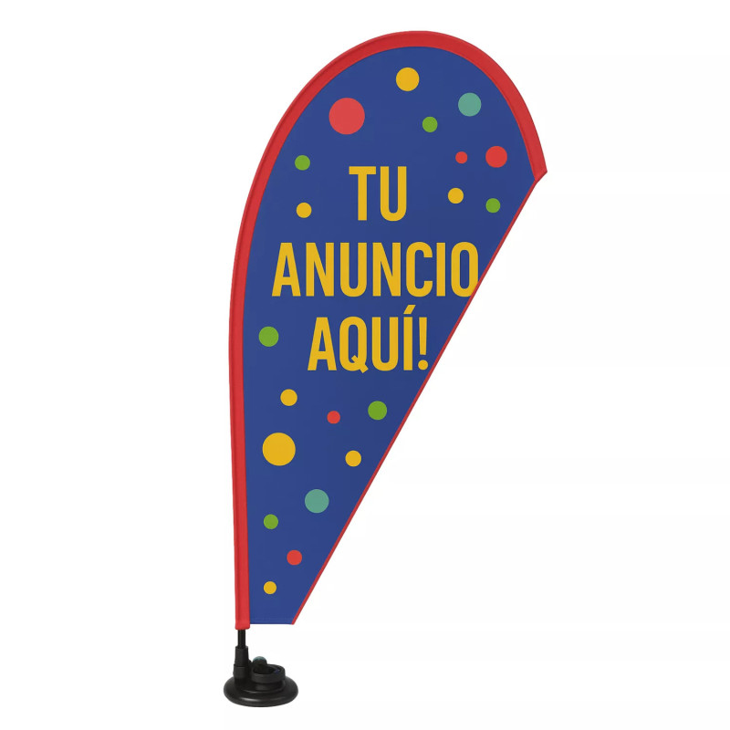 ‣ Mini Banderola Gota con Ventosa... | SIGO