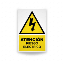 ‣ Rótulo Atención - Riesgo Eléctrico... | SIGO