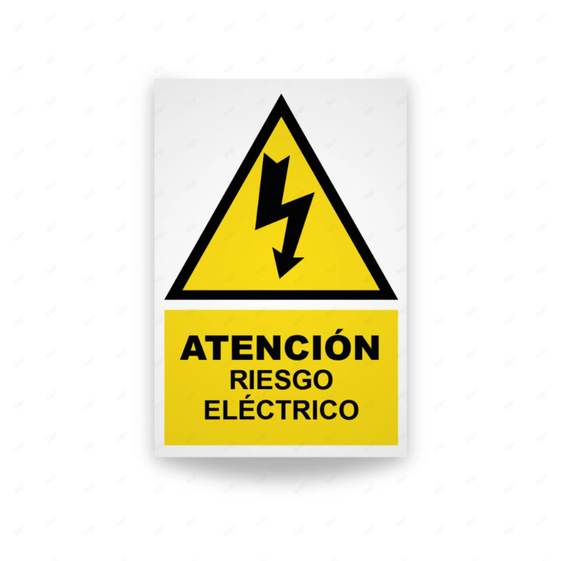 ‣ Rótulo Atención - Riesgo Eléctrico... | SIGO