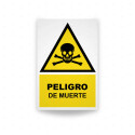 ‣ Rótulo de Atención - Peligro de Muert... | SIGO
