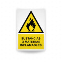 ‣ Rótulo Atención: Materias Inflamables... | SIGO