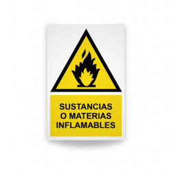‣ Rótulo Atención: Materias Inflamables... | SIGO
