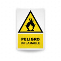 ‣ Rótulo Atención - Peligro Inflamable... | SIGO