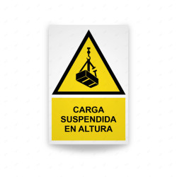‣ Rótulo Atención - Carga suspendida... | SIGO