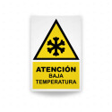 ‣ Rótulo Atención: Baja Temperatura... | SIGO