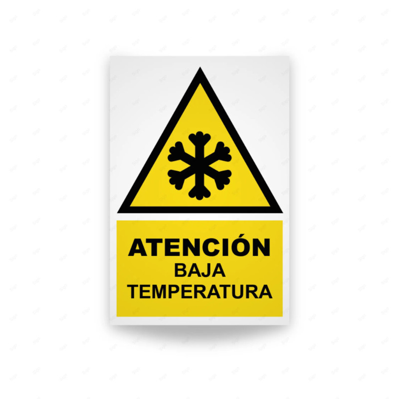 ‣ Rótulo Atención: Baja Temperatura... | SIGO