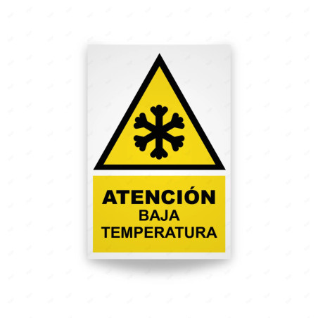 ‣ Rótulo Atención: Baja Temperatura... | SIGO