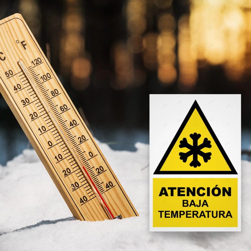 ‣ Rótulo Atención: Baja Temperatura... | SIGO