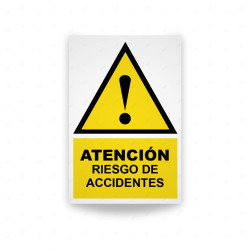 ‣ Rótulo Atención - Riesgo de Accidentes... | SIGO