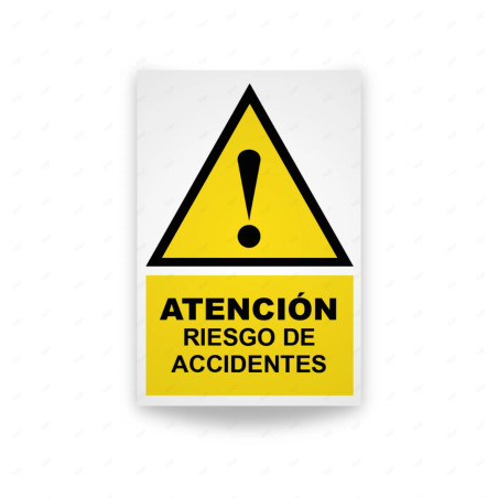 ‣ Rótulo Atención - Riesgo de Accidentes... | SIGO