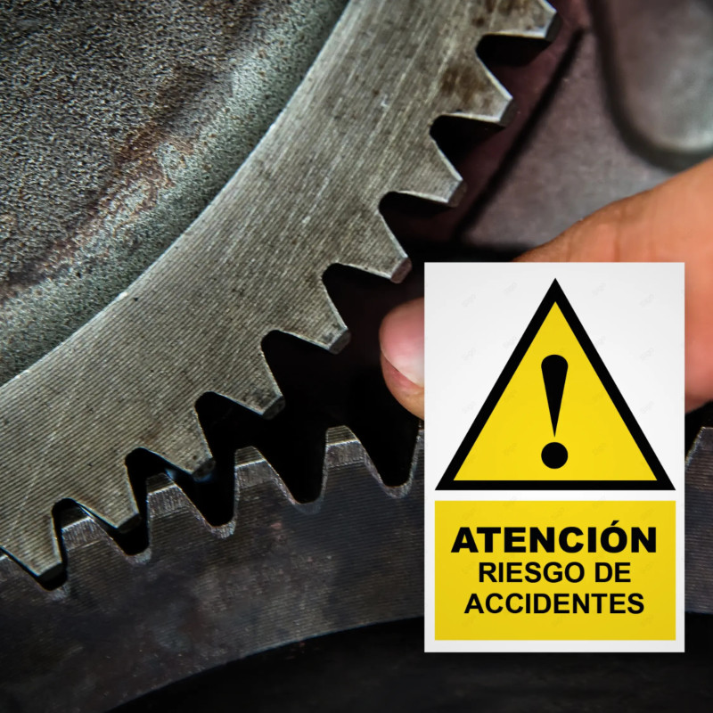 ‣ Rótulo Atención - Riesgo de Accidentes... | SIGO