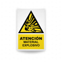 ‣ Rótulo Atención - Material Explosivo... | SIGO
