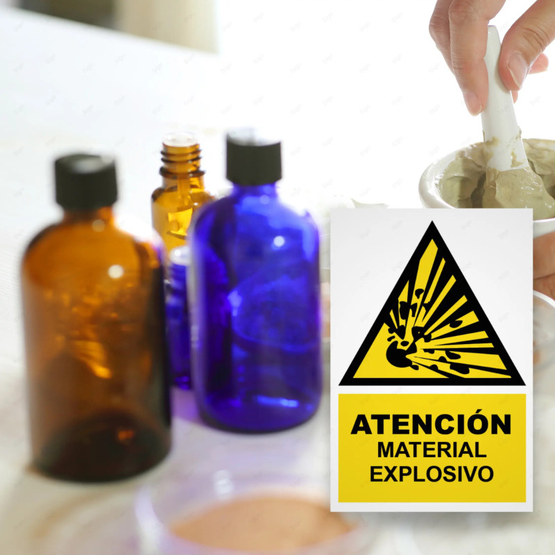 ‣ Rótulo Atención - Material Explosivo... | SIGO