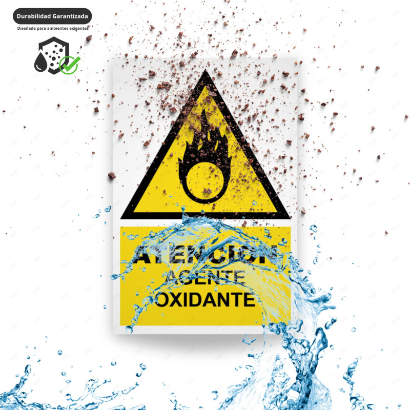‣ Rótulo: Atención agente oxidante | SIGO
