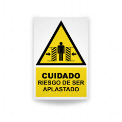 ‣ Rótulo: Cuidado riesgo de ser aplastado... | SIGO