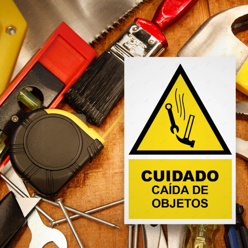 ‣ Rótulo Atención: Cuidado Caída de Objetos... | SIGO