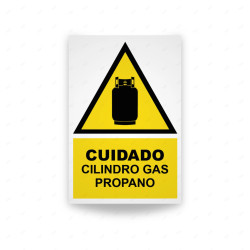 ‣ Rótulo Atención: Cuidado Gas Propano... | SIGO
