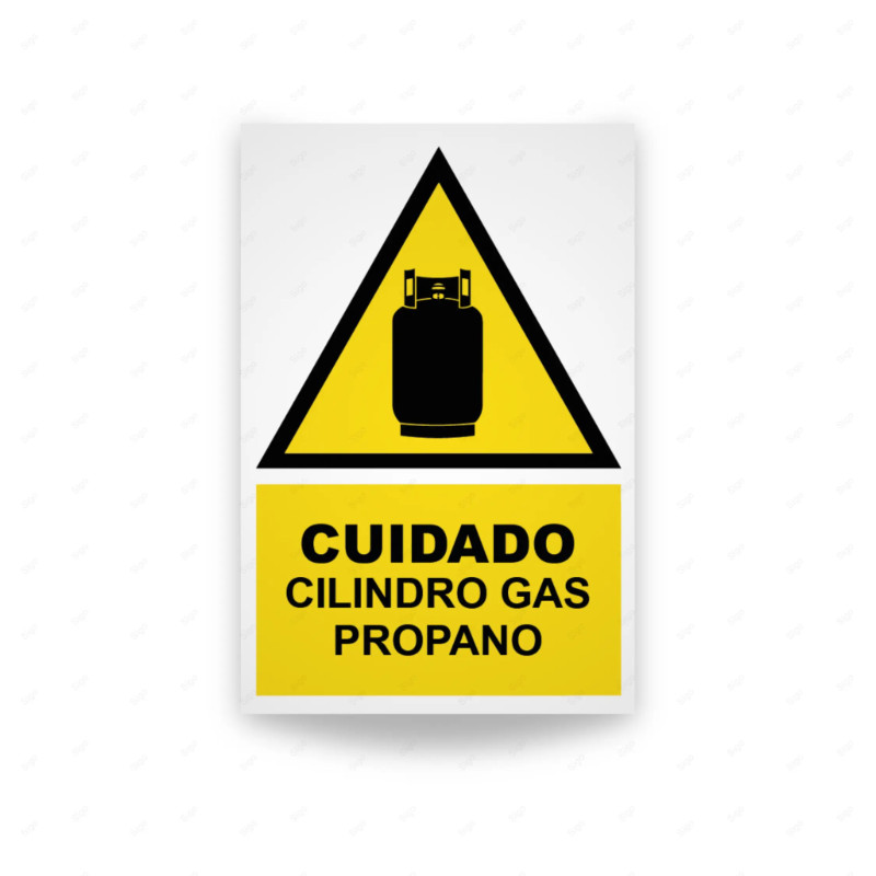 ‣ Rótulo Atención: Cuidado Gas Propano... | SIGO
