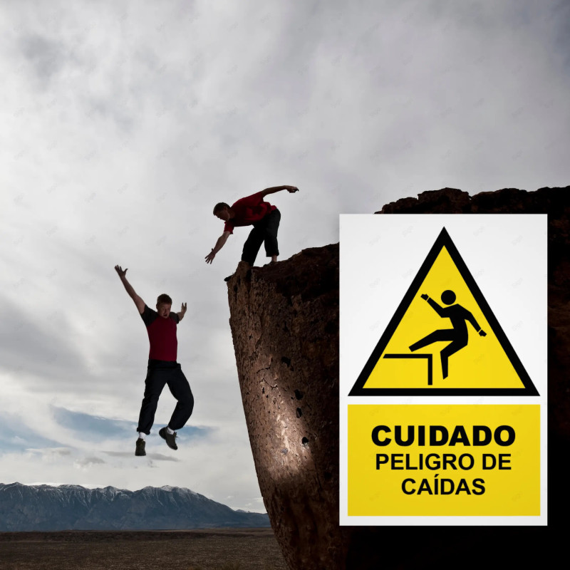 ‣ Rótulo Atención: Peligro de Caídas... | SIGO