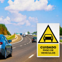 ‣ Rótulo Atención: Cuidado Vehículos... | SIGO