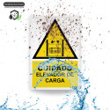 ‣ Rótulo Atención: Cuidado Elevador Carga... | SIGO