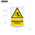 ‣ Rótulo Atención Precaución Gradas... | SIGO