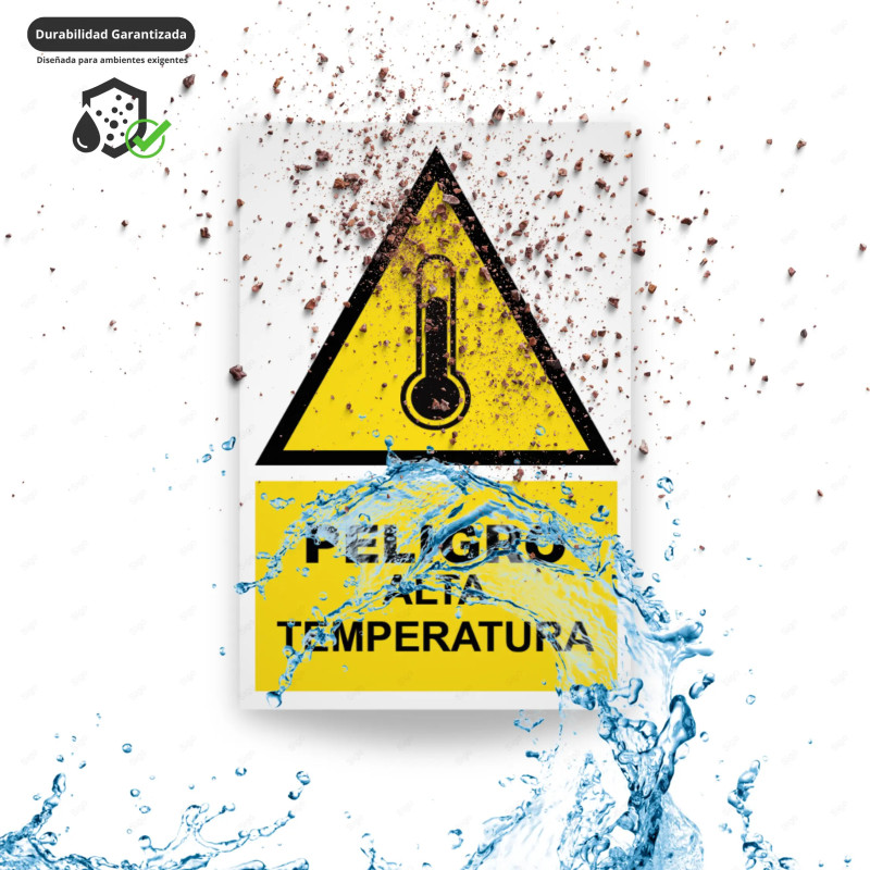 ‣ Rótulo Peligro Alta Temperat... | SIGO