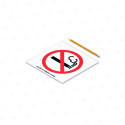 Rotulo No Fumar (Decreto 74-2008), Señales de Prohibición