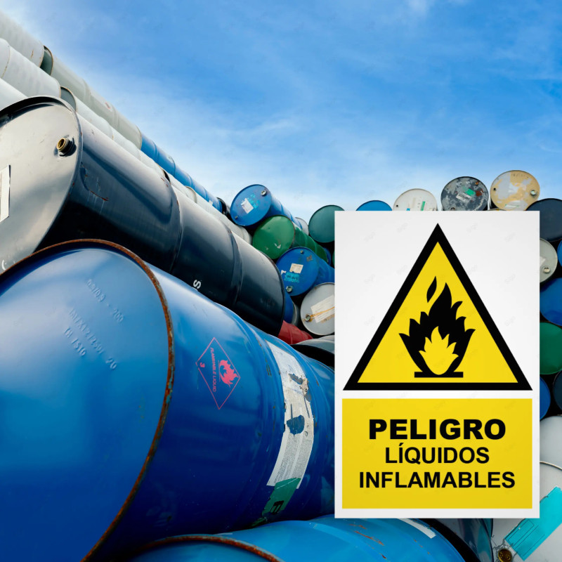 ‣ Rótulo Peligro: Líquidos Inflamables... | SIGO