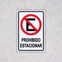 Rotulo Prohibido Estacionar, Señales de Prohibición