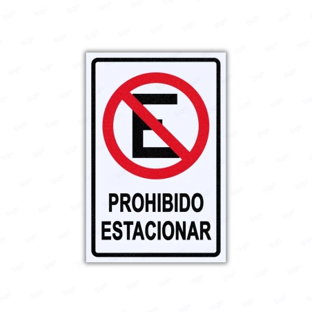Rotulo Prohibido Estacionar