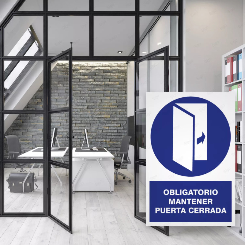 ‣ Rótulo: Mantener Puerta Cerrada... | SIGO
