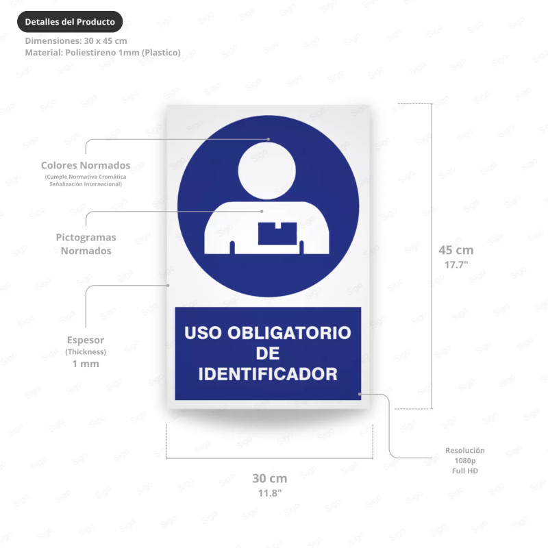 ‣ Rótulo Uso Obligatorio Identificador... | SIGO