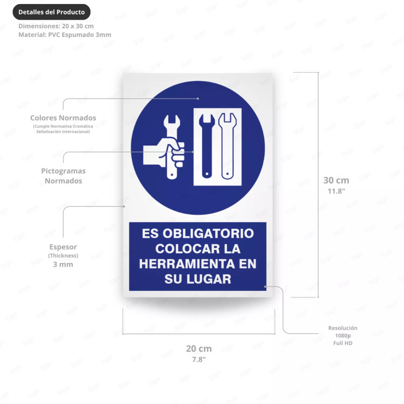 ‣ Rótulo Obligación: Coloca Herramienta | SIGO
