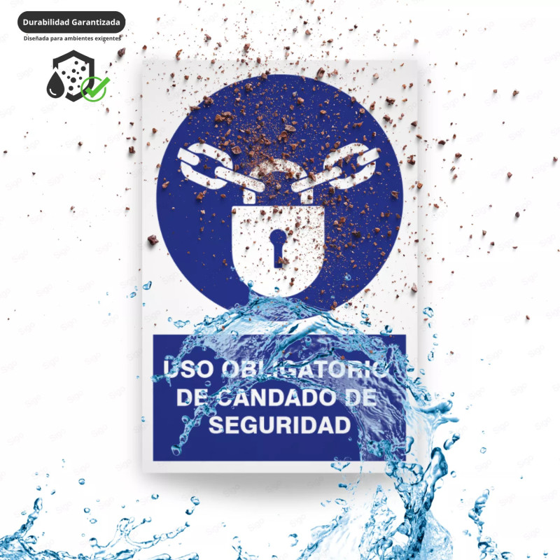 ‣ Uso obligatorio de candado de seguridad | SIGO