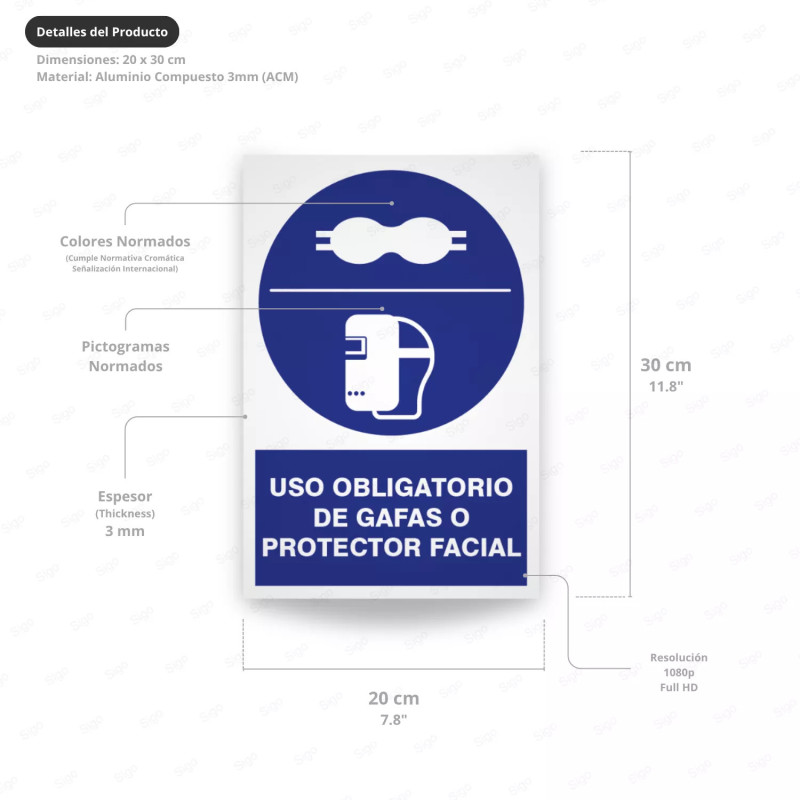 ‣ Uso obligatorio de gafas o protector fac... | SIGO
