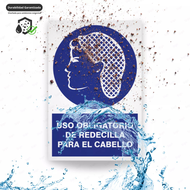 ‣ Uso obligatorio redecilla cabello - Rótulo | SIGO