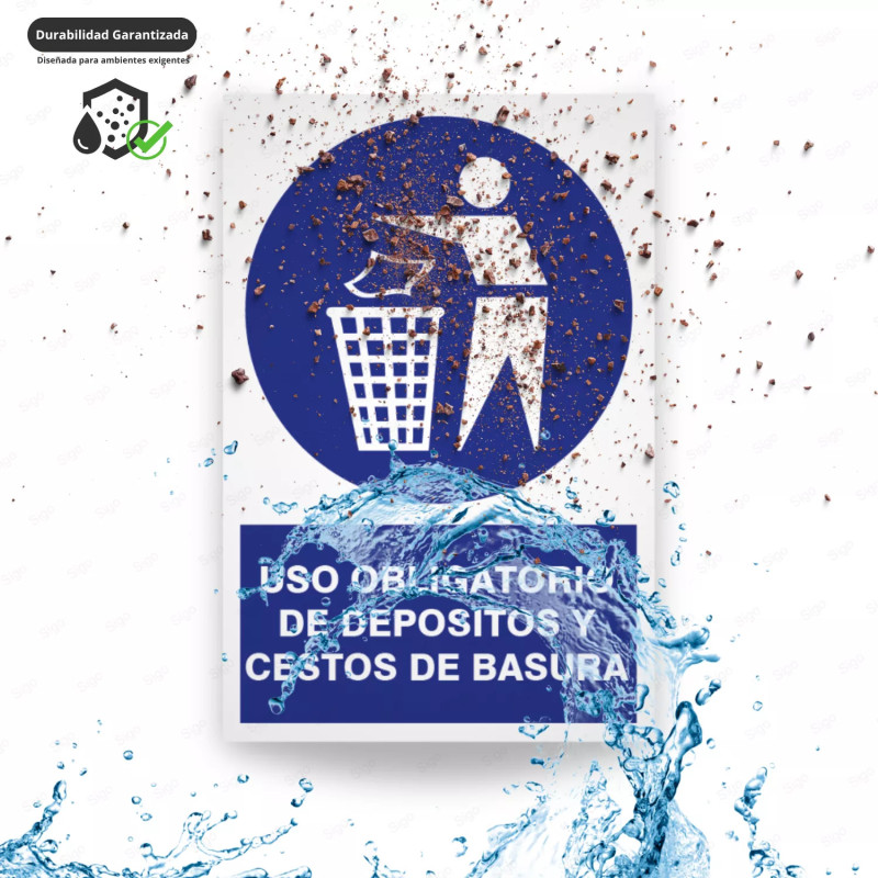 ‣ Uso obligatorio de depósitos y cestos... | SIGO