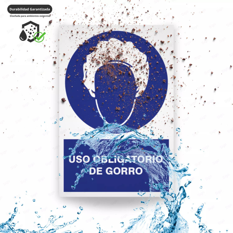 ‣ Uso obligatorio de gorra - Rótulo Obliga... | SIGO