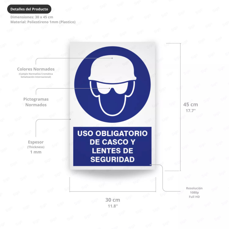 ‣ Uso obligatorio de casco y lentes... | SIGO