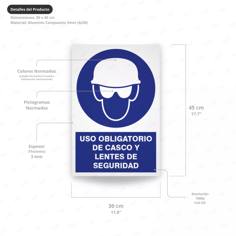 ‣ Uso obligatorio de casco y lentes... | SIGO