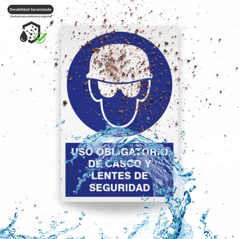 ‣ Uso obligatorio de casco y lentes... | SIGO