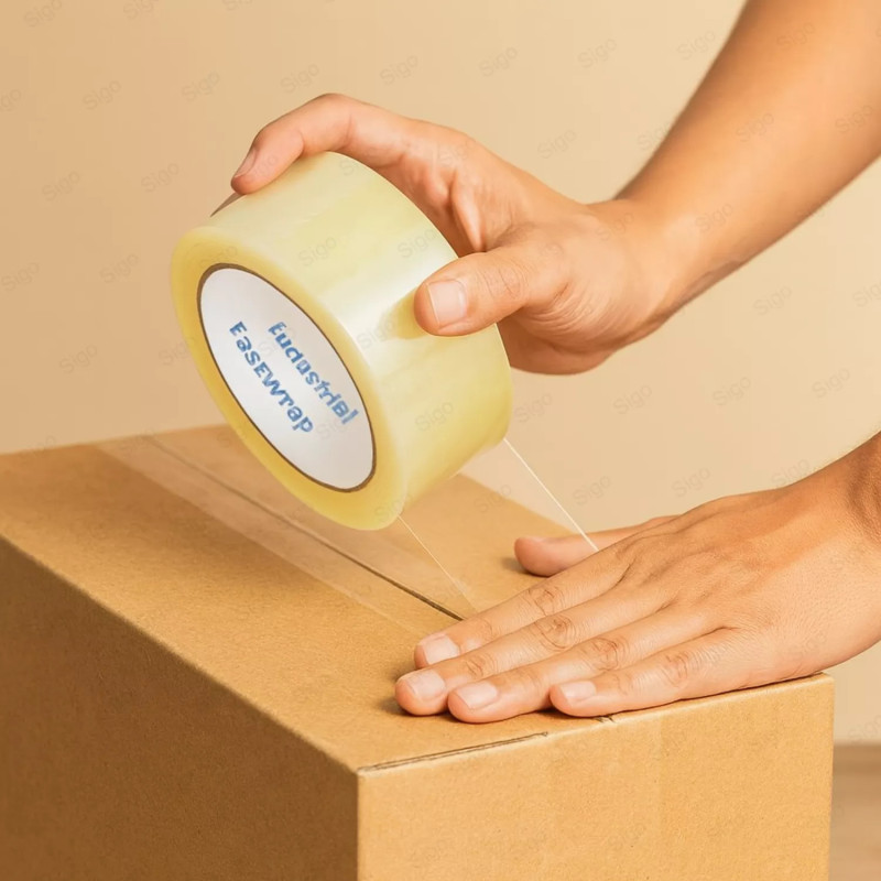 ‣ Cinta Adhesiva para Empaque | Tape Comercial 2" x 200 Yardas