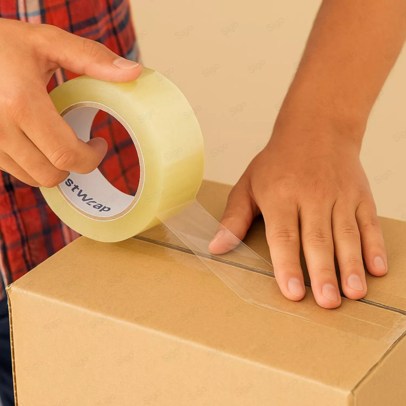 ‣ Cinta Adhesiva para Empaque | Tape Comercial 2" x 200 Yardas