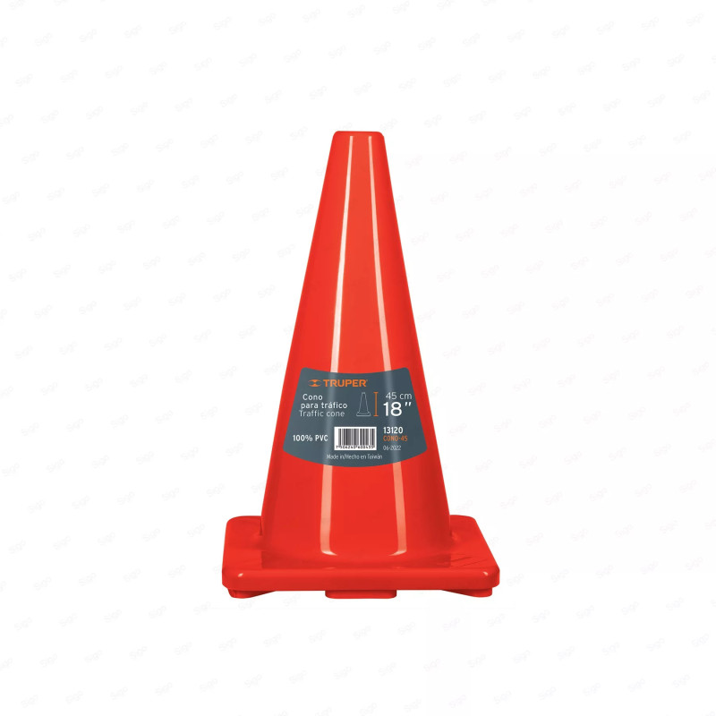 ‣ Cono de precaución 45 cm PVC... | Truper