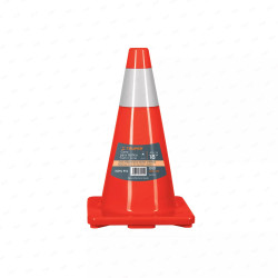 ‣ Cono de precaución 45 cm PVC reflejante | Truper