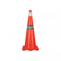‣ Cono de precaución 90 cm PVC con reflejante | Truper