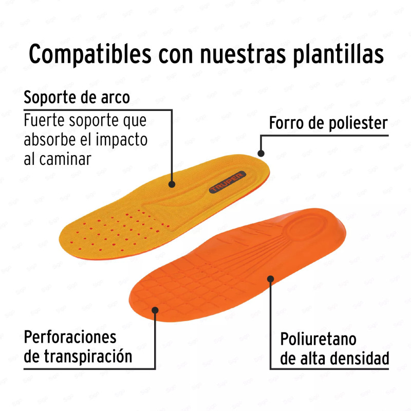 Bota de seguridad negra, No.28, casquillo de poliamida, PRETUL